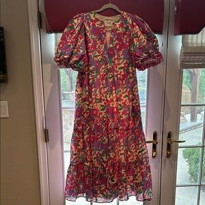 Floral Puff Sleeve Dress